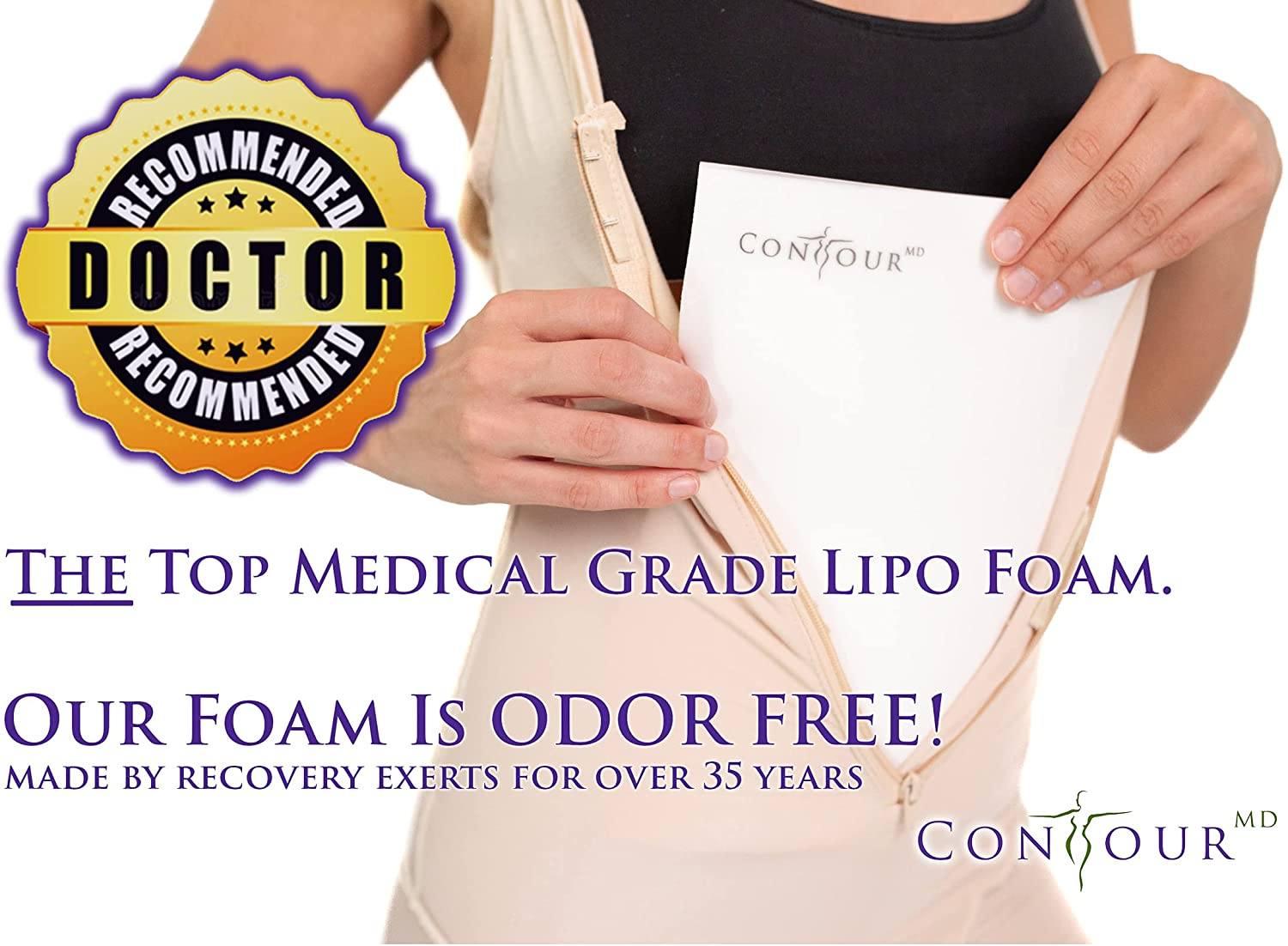 Medical Grade Post Lipo Foam Compression Sheets – Post Surgery Compression  Garment after Liposuction, Tummy Tuck, AB Flattening, BBL, & More – Surgery
