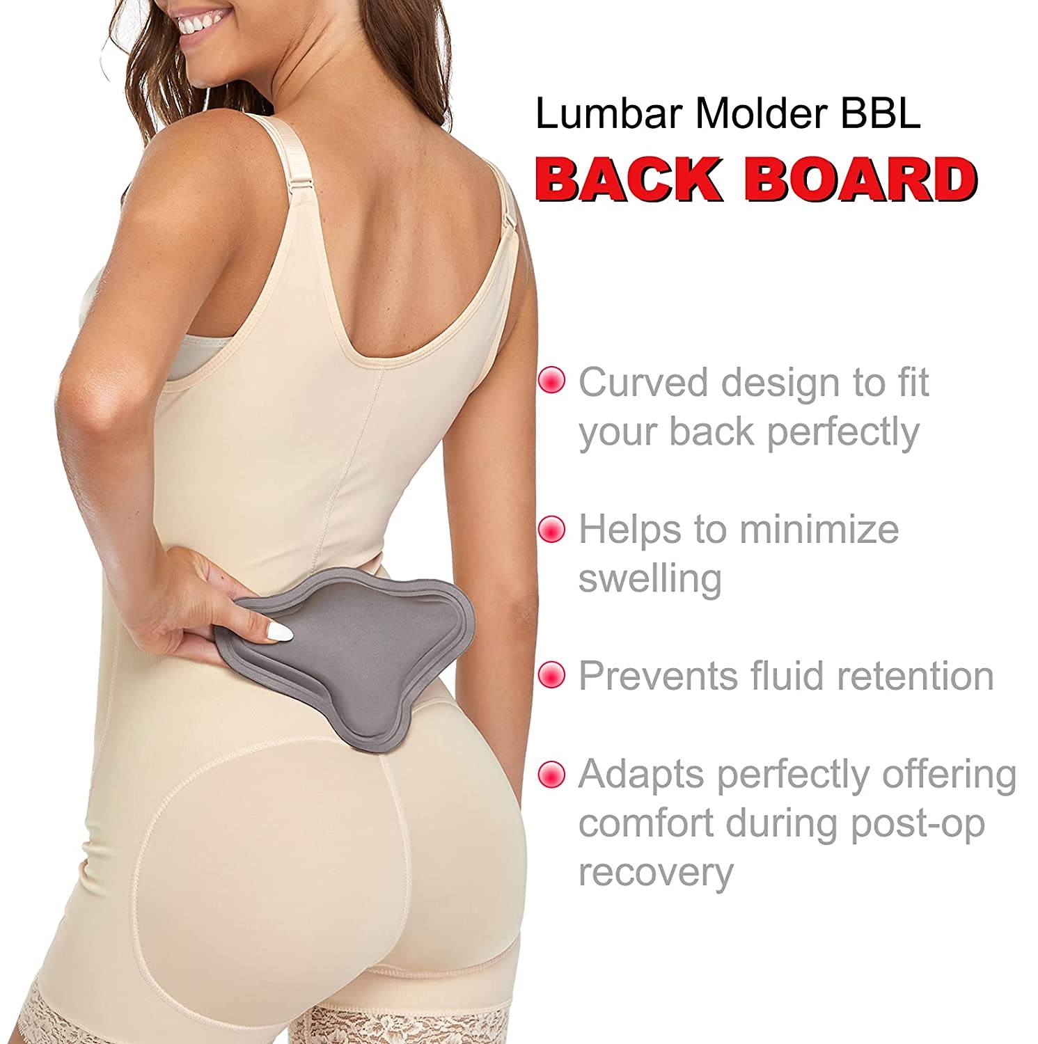  PAZ WEAN Lumber Back Board After Lipo Post Surgery Liposuction  Foam Boards for Lipo Recovery BBL Backboard Lipo Back Compression Board :  Clothing, Shoes & Jewelry