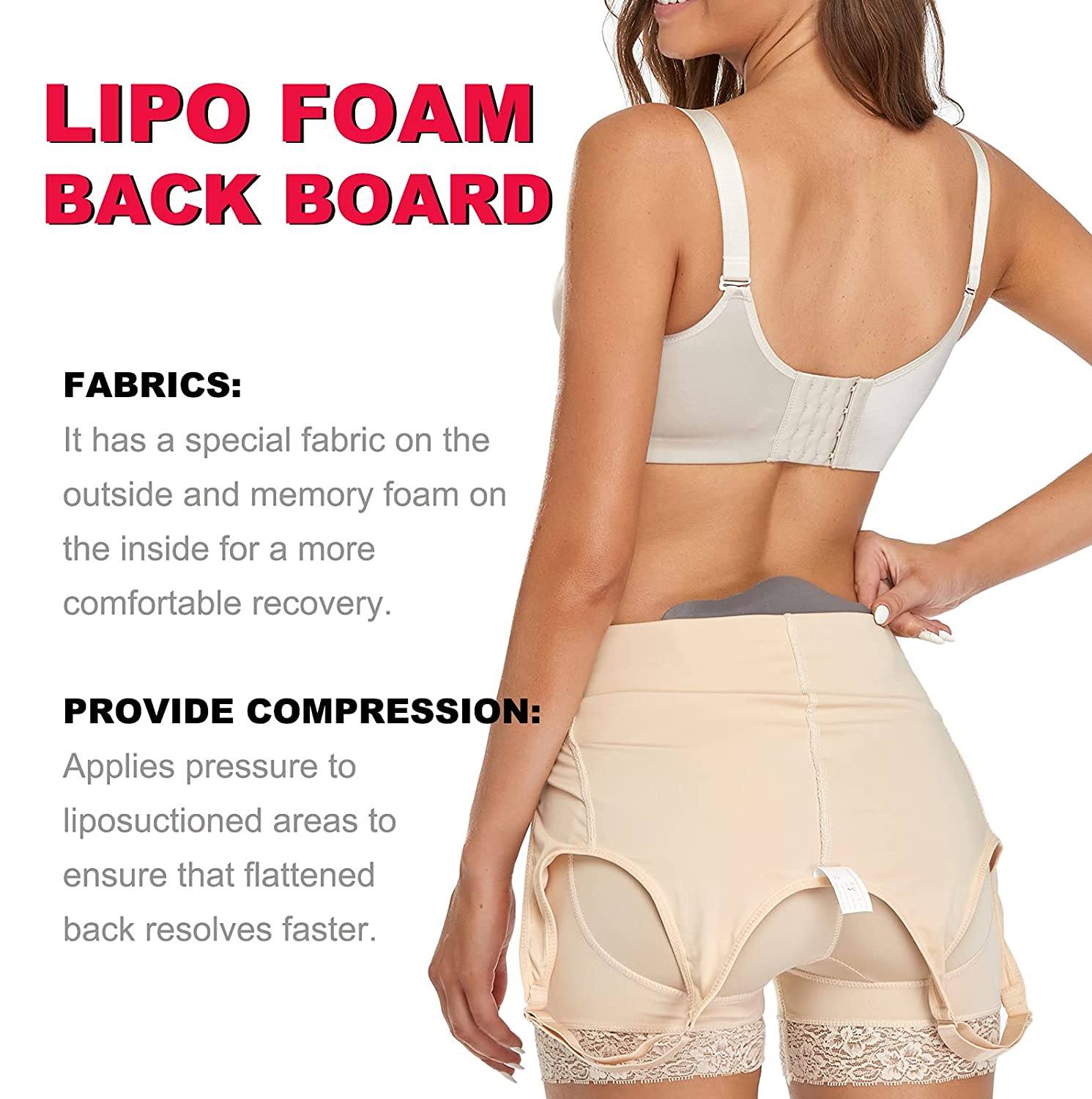 Lipo Lumbar Molder Foam Board Provides Abdominal Compression, Support, &  Comfort Post Liposuction or BBL Surgery – Soft Faja Board Minimizes  Swelling